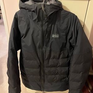 REI Men's Small Insulated Black Jacket - Excellent Condition